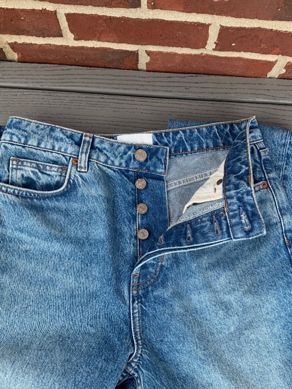Reformation Cynthia High Rise Straight Jeans - Picture 6 of 14